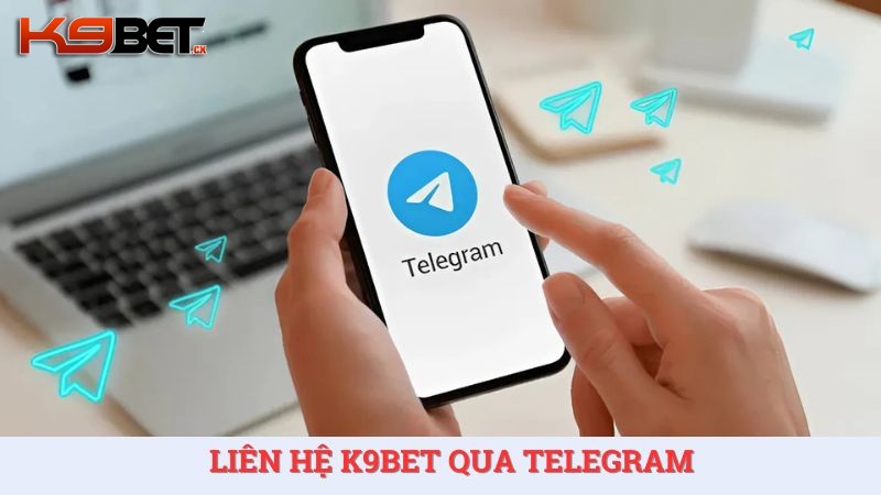 Người chơi có thể liên hệ K9BET qua ứng dụng tin nhắn Telegram bảo mật cao.