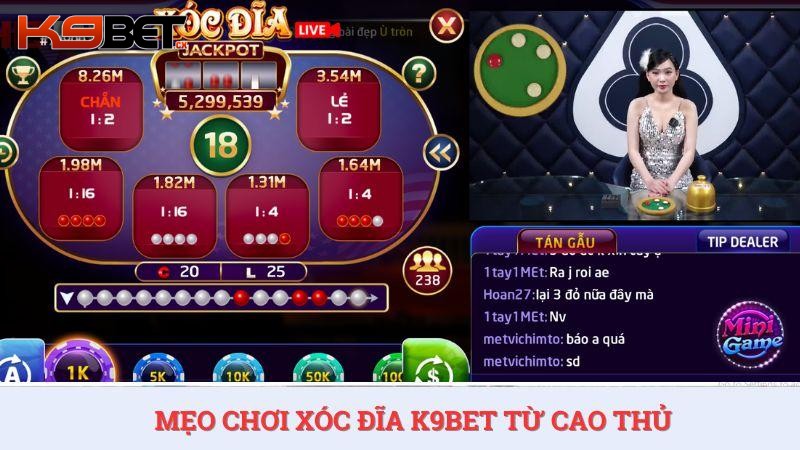 Vận dụng mẹo và kinh nghiệm chơi xóc đĩa K9BET để nâng cao tỷ lệ thắng.